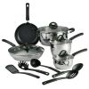 Everyday 14 Pc Stainless Steel Tri-Ply Base Cookware Set