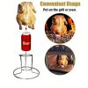 1pc Beer Can Chicken Holder; Vertical Chicken Rack; Stainless Steel Chicken Racks For BBQ; Grilling Roasting