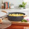 Prairie Signature 6-Quart Cast Aluminum Jumbo Sauté Pan, Linen Speckle