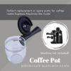 Coffee Pot Borosilicate Glass with Cover, Glass Coffee Maker Espresso Machines Accessories or Spare Parts