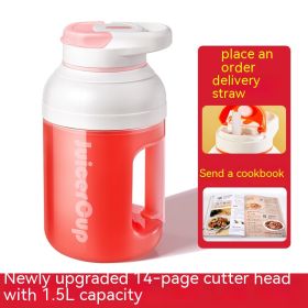 Portable Juicer Small Household Multi-function Juice Extractor Electric Fruit Juicing Cup T Barrels (Option: Sweet White Powder-Model See Description)