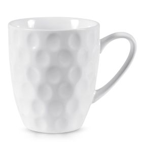 Home Fashion Simple Ceramic Drinking Mug (Color: White)