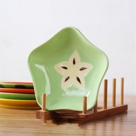 Household Ceramic Plate Creative Fruit 8 Inch (Option: Star fruit plate)