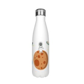 Cartoon Cute Stainless Steel Cup Large Volume Bottle Bowling Cup (Option: Planet 2-500ml)