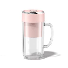 New Small Household Portable Juicer (Color: Pink)