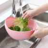 1pc Rice Washer Quinoa Strainer Cleaning Veggie Fruit Wash Sifter Kitchen Tools With Handle