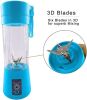 Portable 6 Blender; Personal Size Blender Juicer Cup; Smoothies and Shakes Blender; Handheld Fruit Machine; Blender Mixer Home